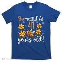 41st Birthday Bee 41 Years Old Bee Lover Great Gift T-Shirt thumb 0