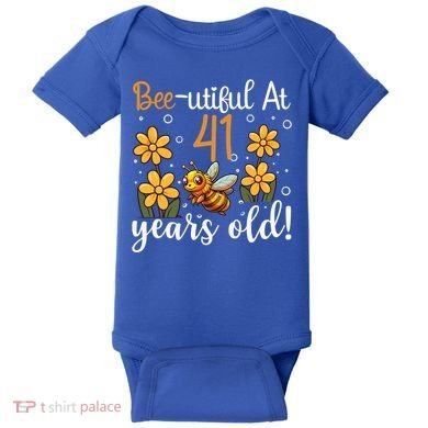 41st Birthday Bee 41 Years Old Bee Lover Great Gift Baby Bodysuit