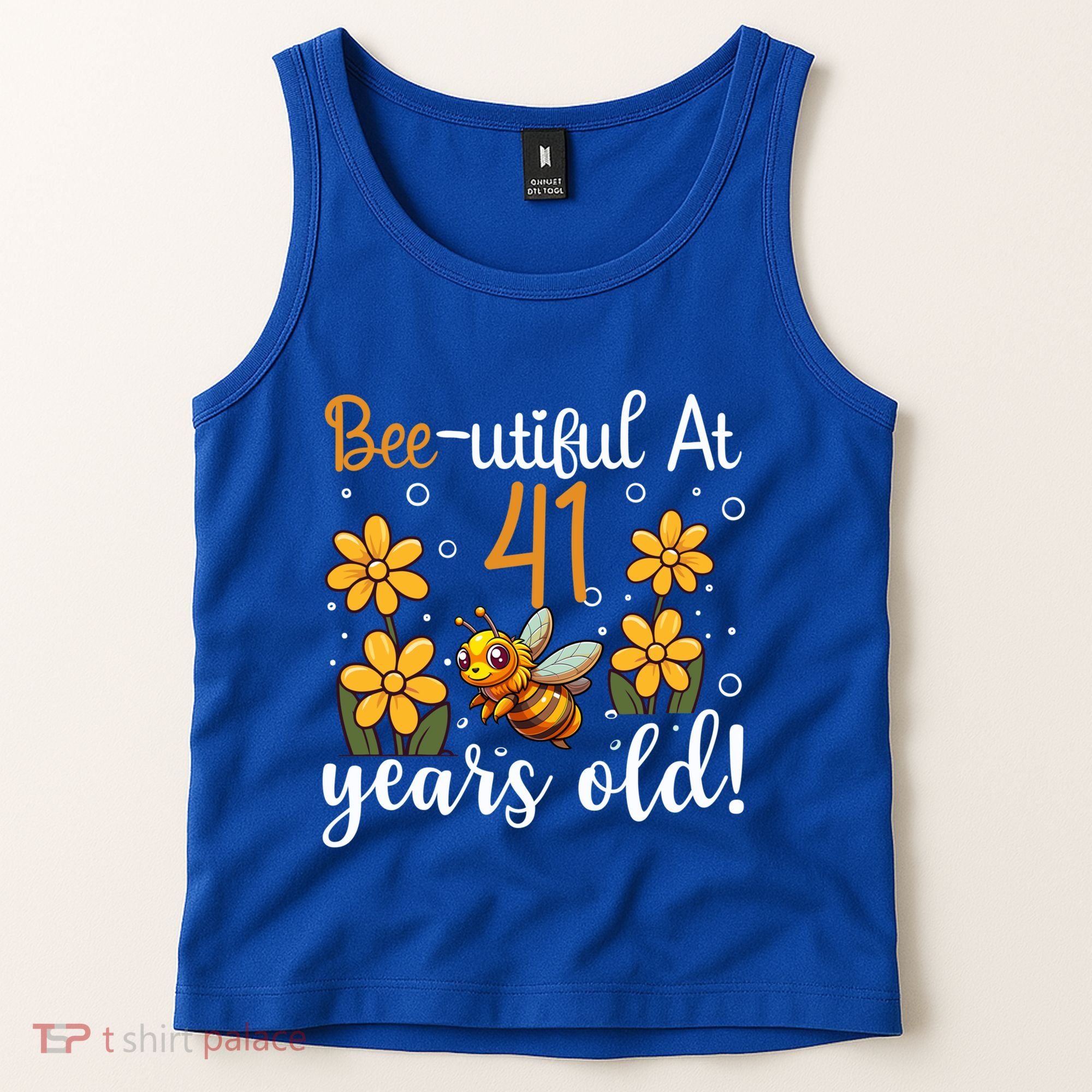 41st Birthday Bee 41 Years Old Bee Lover Great Gift Tank Top