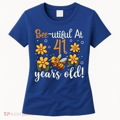 41st Birthday Bee 41 Years Old Bee Lover Great Gift Women's T-Shirt