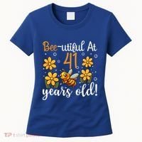 41st Birthday Bee 41 Years Old Bee Lover Great Gift Women's T-Shirt thumb 0