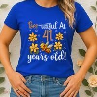 41st Birthday Bee 41 Years Old Bee Lover Great Gift Women's T-Shirt thumb 2