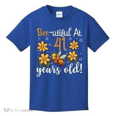 41st Birthday Bee 41 Years Old Bee Lover Great Gift Kids T-Shirt