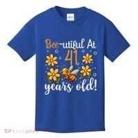 41st Birthday Bee 41 Years Old Bee Lover Great Gift Kids T-Shirt thumb 0