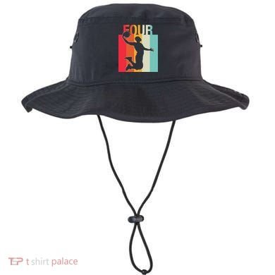 4th Birthday Basketball Two Year Old Birthday Gift Bucket Hat