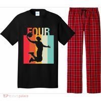 4th Birthday Basketball Two Year Old Birthday Gift Pajama Set thumb 0