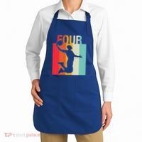 4th Birthday Basketball Two Year Old Birthday Gift Apron thumb 2