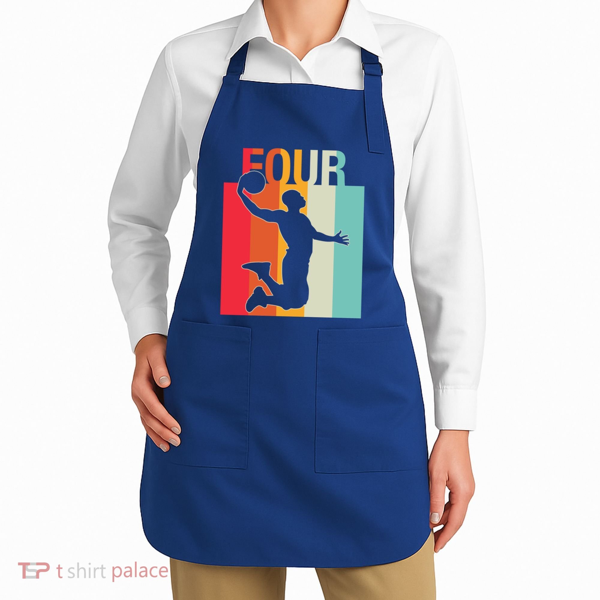 4th Birthday Basketball Two Year Old Birthday Gift Apron