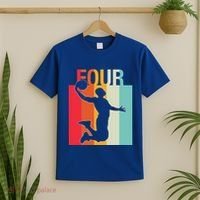 4th Birthday Basketball Two Year Old Birthday Gift T-Shirt thumb 2