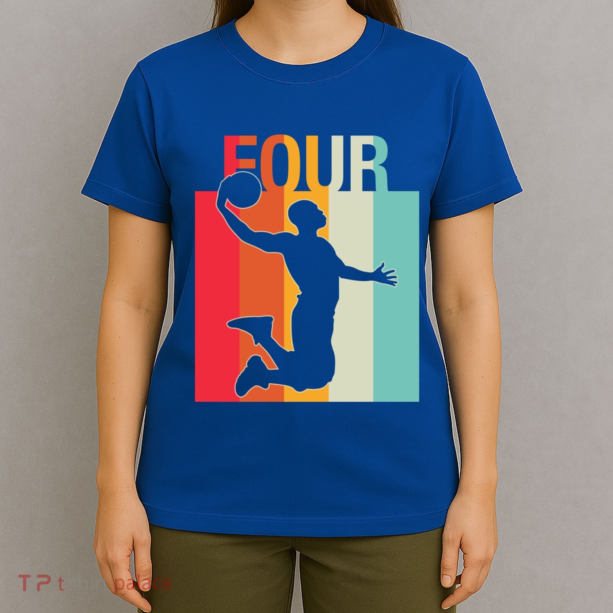 4th Birthday Basketball Two Year Old Birthday Gift T-Shirt