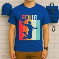 4th Birthday Basketball Two Year Old Birthday Gift T-Shirt thumb 6