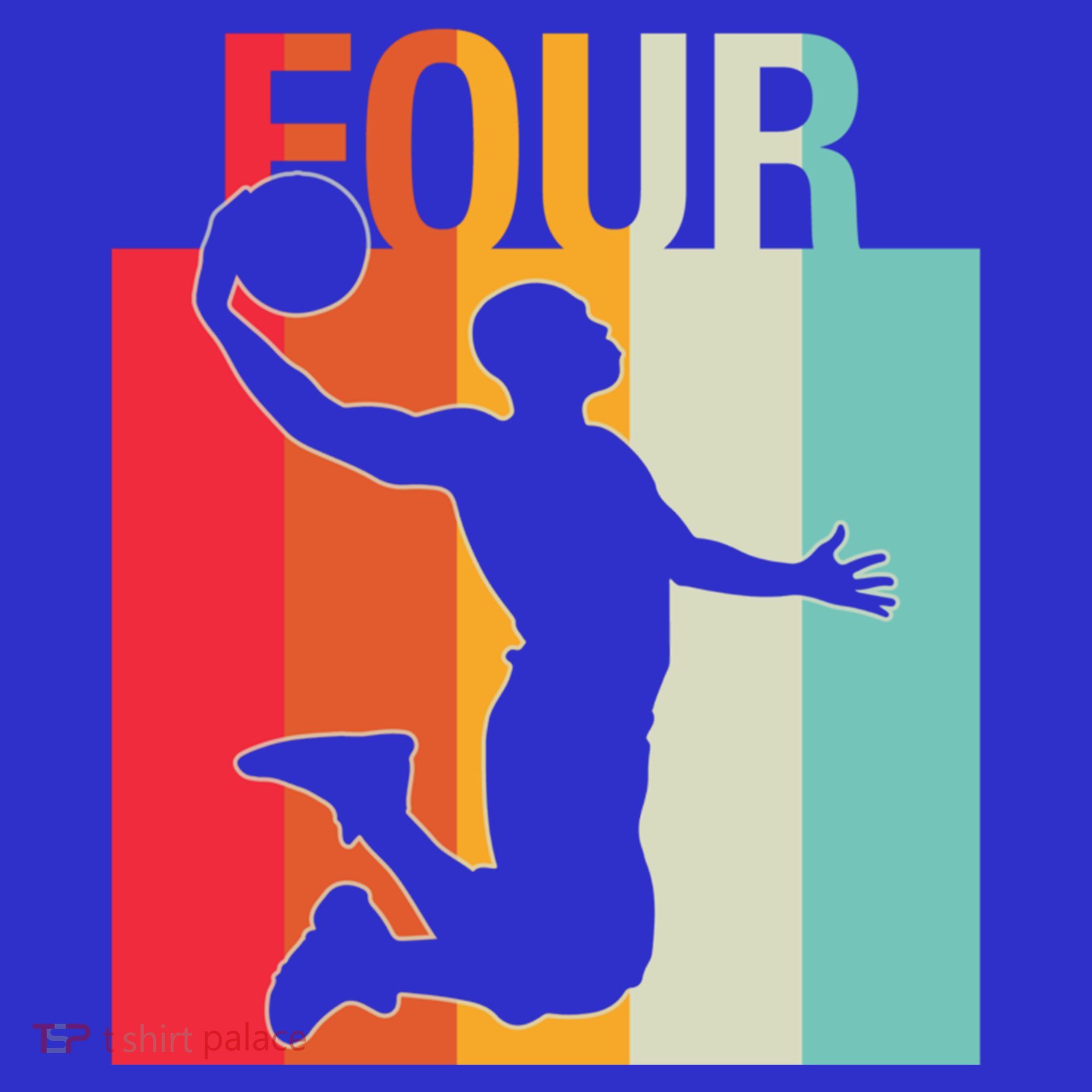 4th Birthday Basketball Two Year Old Birthday Gift Women's Tank Top
