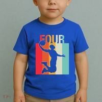 4th Birthday Basketball Two Year Old Birthday Gift Toddler T-Shirt thumb 2