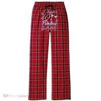 40th Birthday Chapter 40 Fabulous Since 1986 Rhinestones Diamonds Women's Flannel Plaid Pajama Pants thumb 0