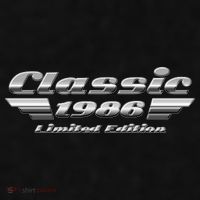 40th Birthday Classic 1986 Limited Edition Metallic Chrome Birthday Ladies PosiCharge Tri-Blend Wicking Tank thumb 2