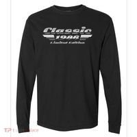 40th Birthday Classic 1986 Limited Edition Metallic Chrome Birthday Comfort Colors Heavyweight Long Sleeve T-Shirt thumb 0