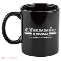 40th Birthday Classic 1986 Limited Edition Metallic Chrome Birthday 11oz C Handle Ceramic Mug thumb 2