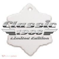 40th Birthday Classic 1986 Limited Edition Metallic Chrome Birthday Ceramic Ornament thumb 2