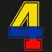 4th Birthday Colombian 4 Years Old Number 4 Colombia Flag Pajama Set thumb 2