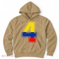 4th Birthday Colombian 4 Years Old Number 4 Colombia Flag Hoodie thumb 0