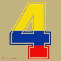 4th Birthday Colombian 4 Years Old Number 4 Colombia Flag Hoodie thumb 2