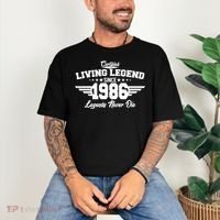 40th Birthday Certified Living Legend Since 1986 Legends Never Die Comfort Colors T-Shirt thumb 3
