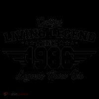 40th Birthday Certified Living Legend Since 1986 Legends Never Die Coffee Mug thumb 5