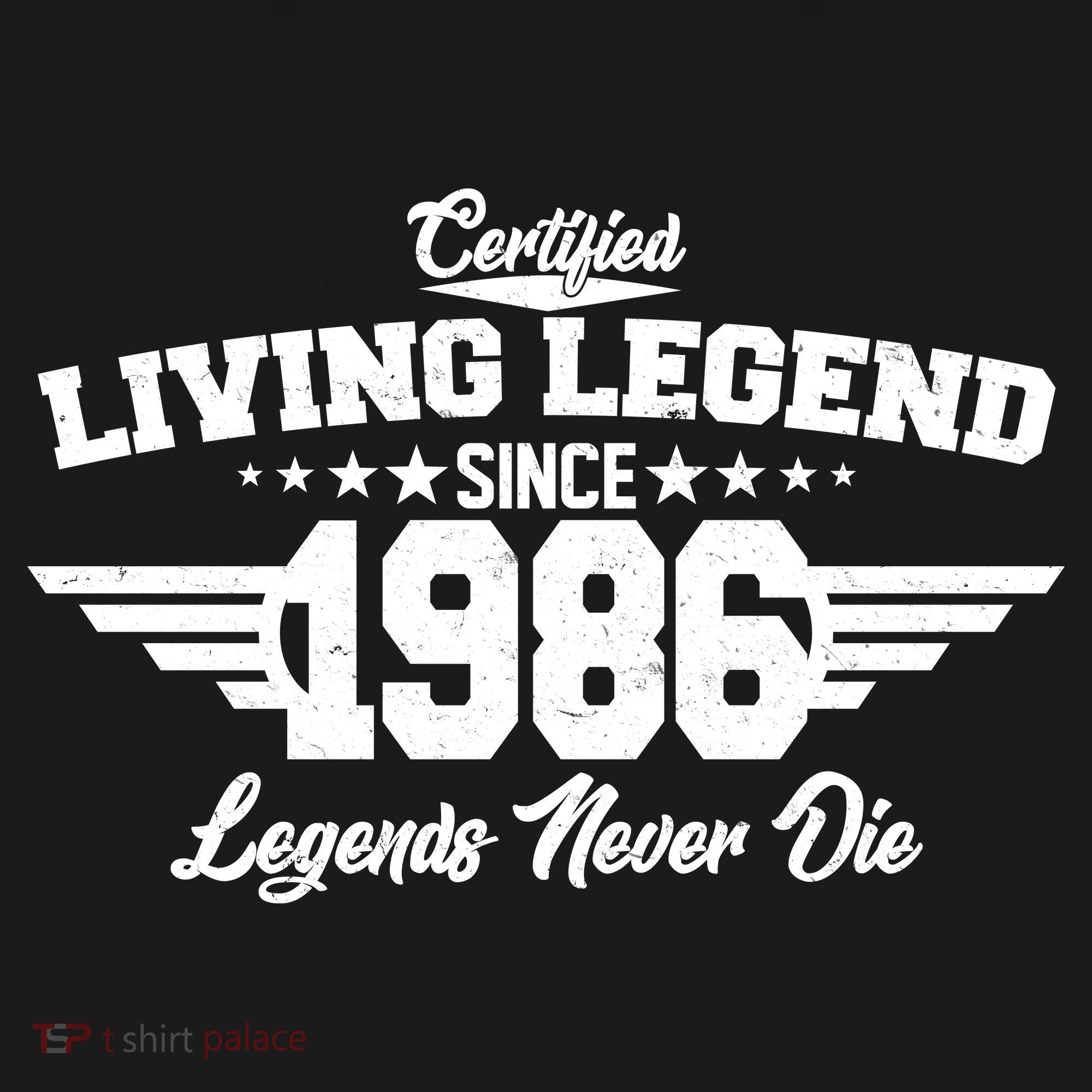 40th Birthday Certified Living Legend Since 1986 Legends Never Die Women's Hoodie