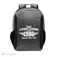 40th Birthday Certified Living Legend Since 1986 Legends Never Die Vector Backpack thumb 0