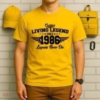 40th Birthday Certified Living Legend Since 1986 Legends Never Die T-Shirt thumb 6