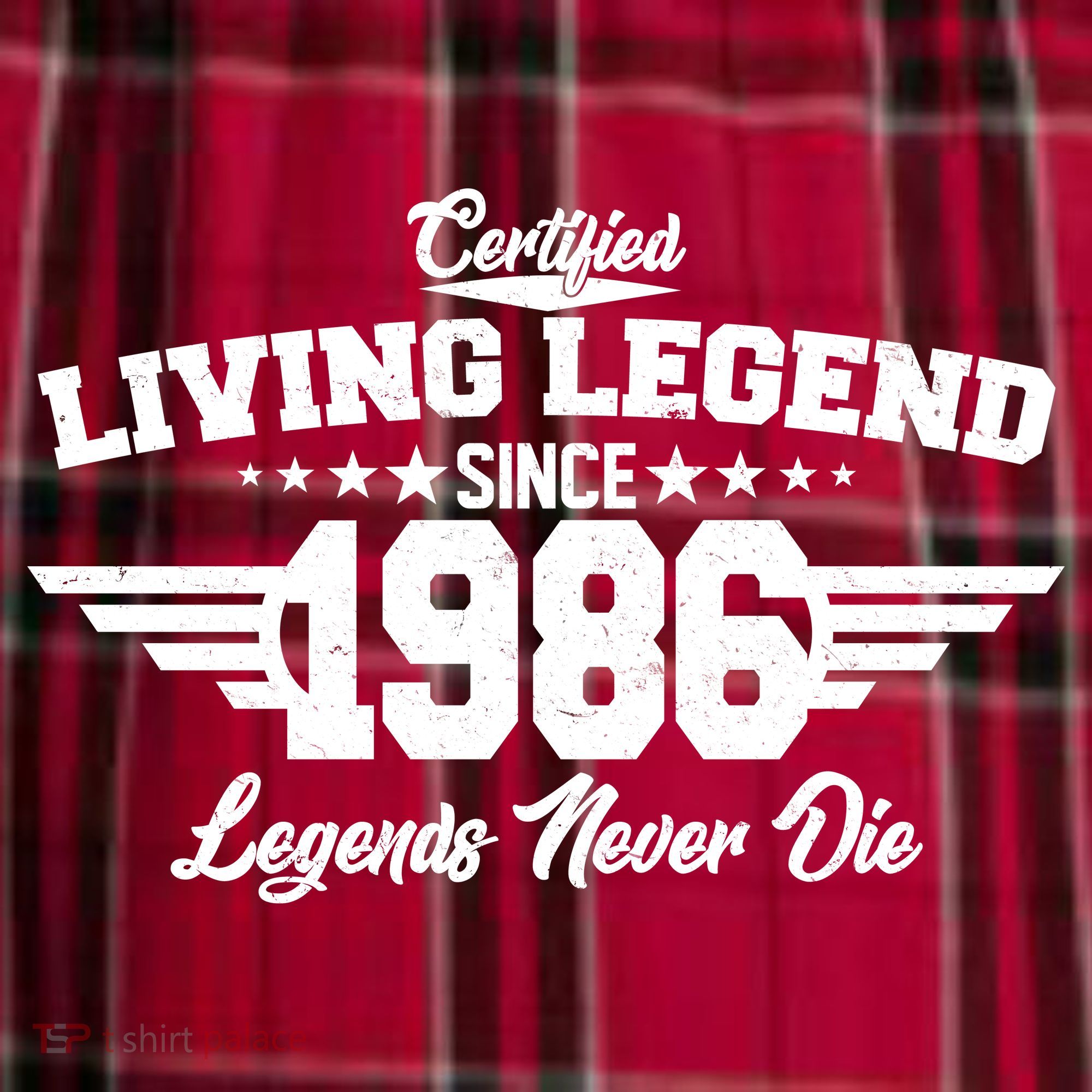 40th Birthday Certified Living Legend Since 1986 Legends Never Die Women's Flannel Plaid Pajama Pants