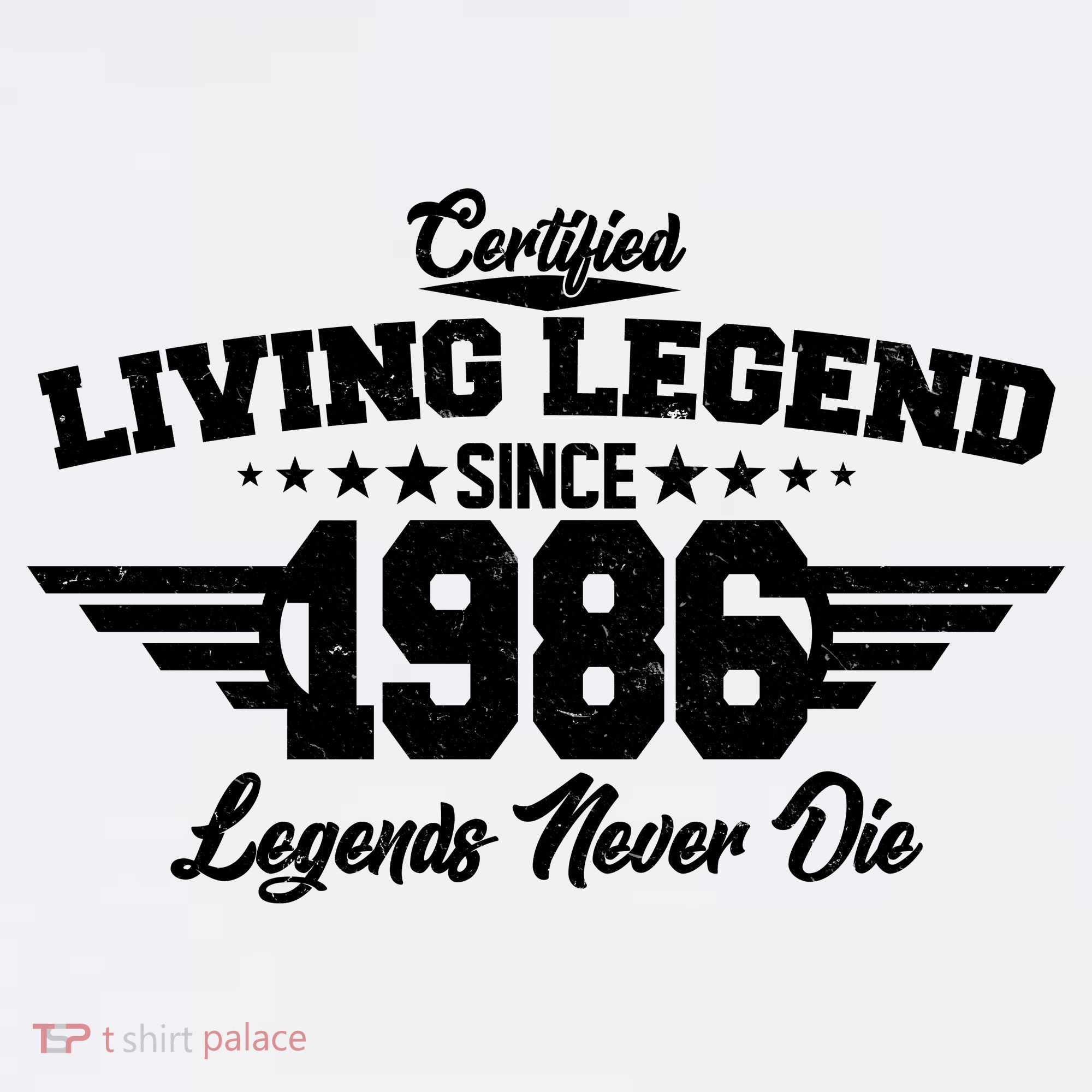 40th Birthday Certified Living Legend Since 1986 Legends Never Die Comfort Colors Garment-Dyed Hooded Sweatshirt