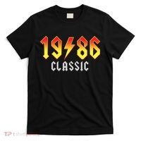 40th Birthday Classic 1986 Retro Rock Band T-Shirt thumb 0