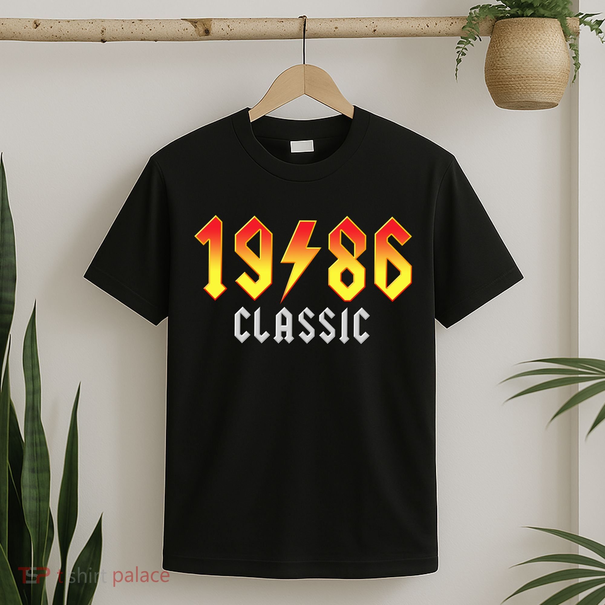 40th Birthday Classic 1986 Retro Rock Band T-Shirt