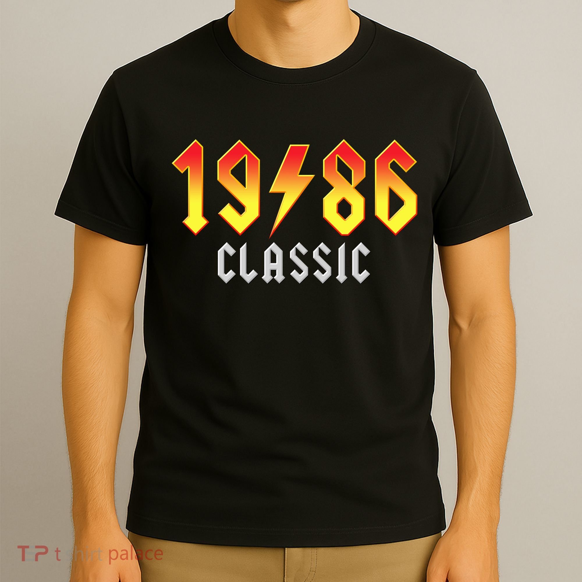 40th Birthday Classic 1986 Retro Rock Band T-Shirt