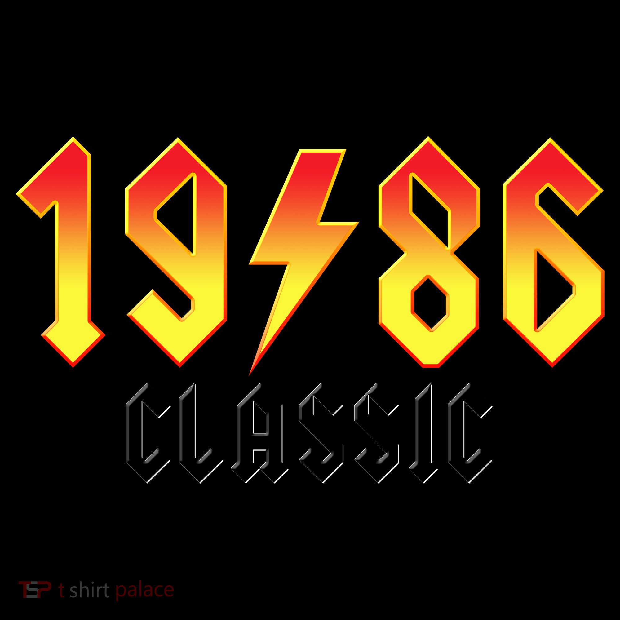 40th Birthday Classic 1986 Retro Rock Band Coffee Mug