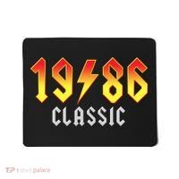 40th Birthday Classic 1986 Retro Rock Band Mousepad thumb 0