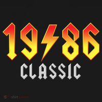 40th Birthday Classic 1986 Retro Rock Band Mousepad thumb 1