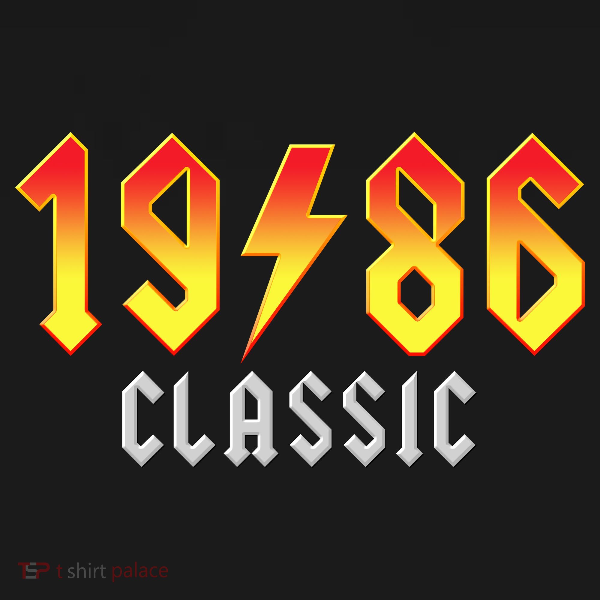 40th Birthday Classic 1986 Retro Rock Band Mousepad