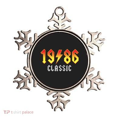 40th Birthday Classic 1986 Retro Rock Band Ornament