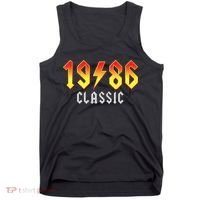 40th Birthday Classic 1986 Retro Rock Band Tank Top thumb 0
