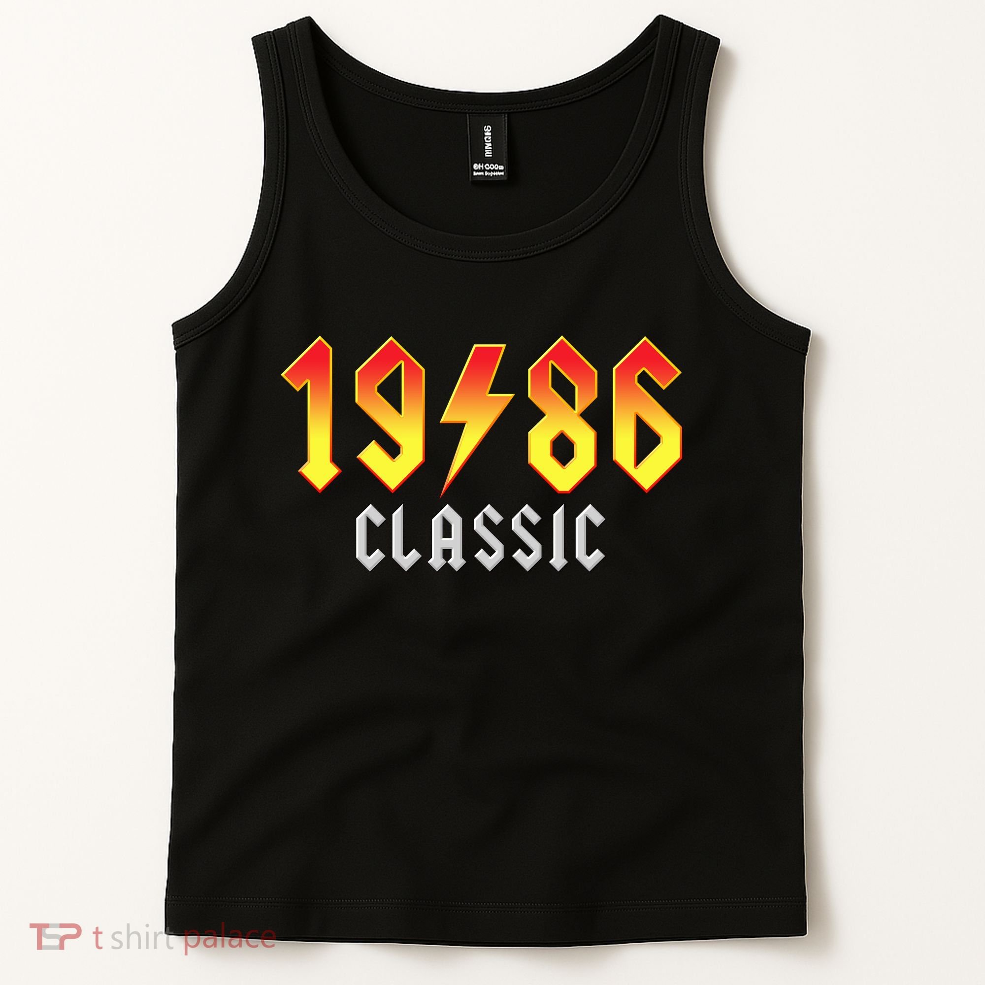 40th Birthday Classic 1986 Retro Rock Band Tank Top