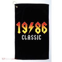 40th Birthday Classic 1986 Retro Rock Band Golf Towel thumb 0