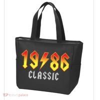 40th Birthday Classic 1986 Retro Rock Band Tote Bag thumb 3