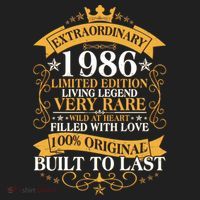 40th Birthday Extraordinary 1986 Limited Edition Living Legend Very Rare  Women's Sweatshirt thumb 2