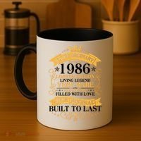 40th Birthday Extraordinary 1986 Limited Edition Living Legend Very Rare  Coffee Mug thumb 4
