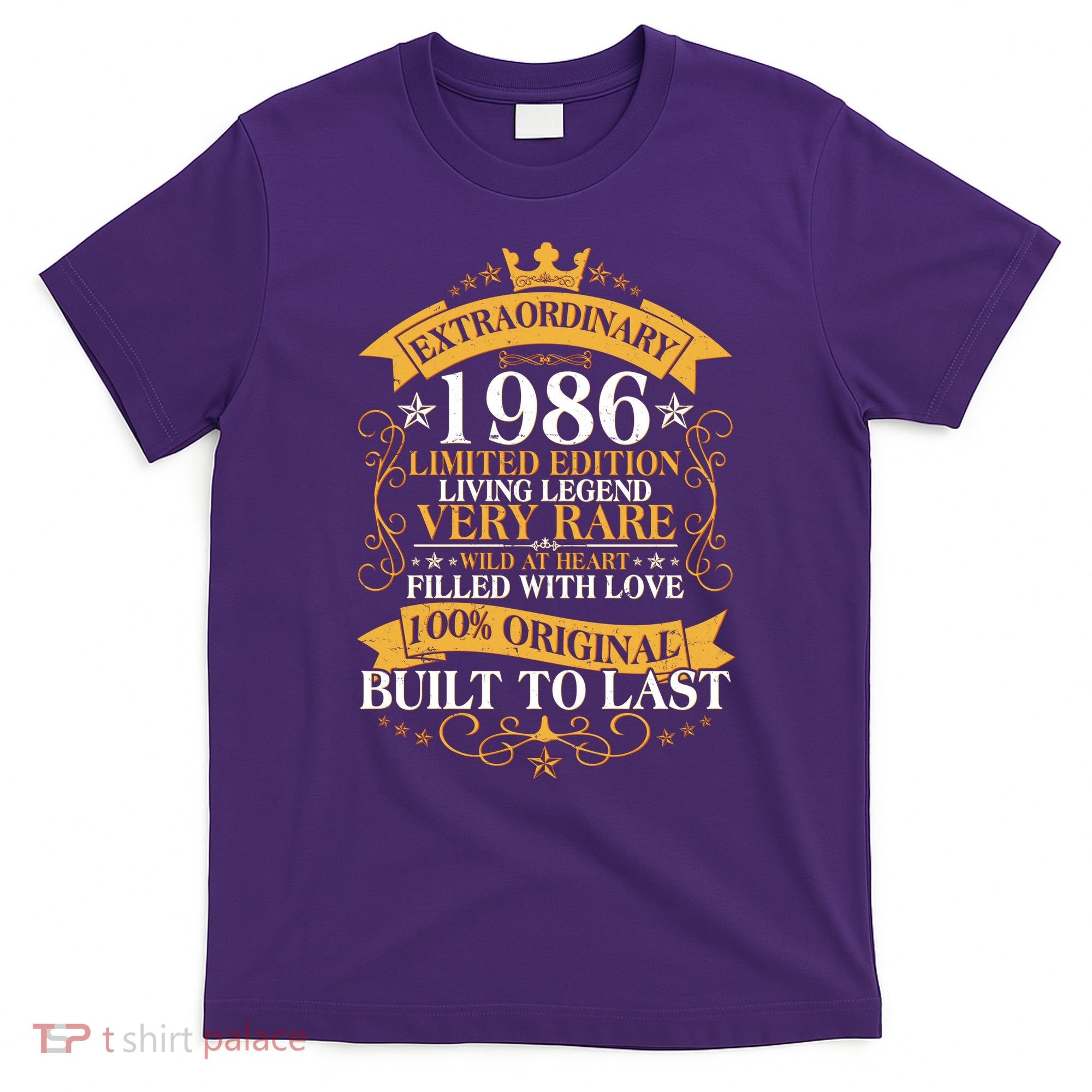40th Birthday Extraordinary 1986 Limited Edition Living Legend Very Rare  T-Shirt