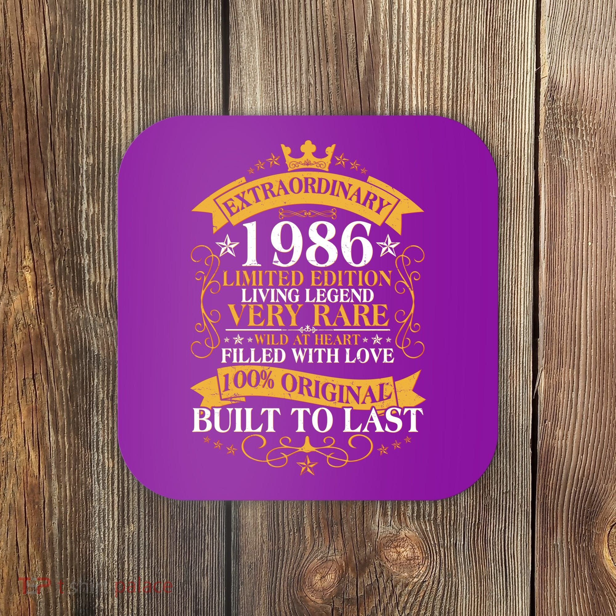 40th Birthday Extraordinary 1986 Limited Edition Living Legend Very Rare  Coaster