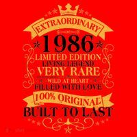 40th Birthday Extraordinary 1986 Limited Edition Living Legend Very Rare  Santa Hat thumb 1