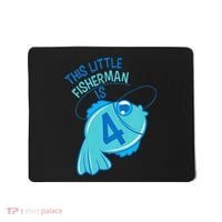 4th Birthday Fishing Fish 4 Year Old Mousepad thumb 0